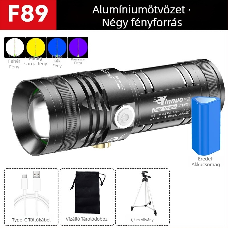 Yinnuo újratölthető LED éjszakai horgászlámpa