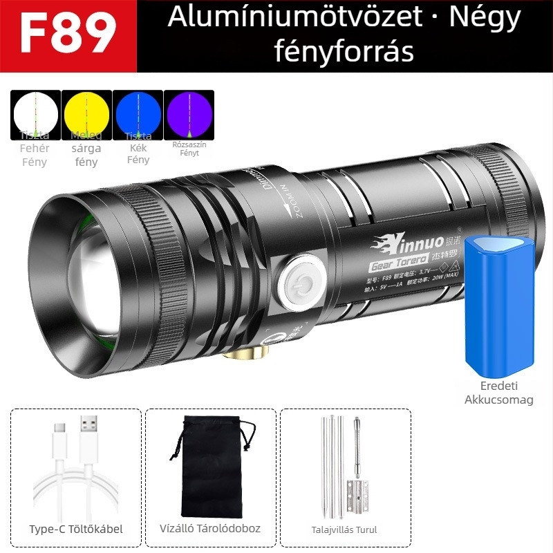 Yinnuo újratölthető LED éjszakai horgászlámpa