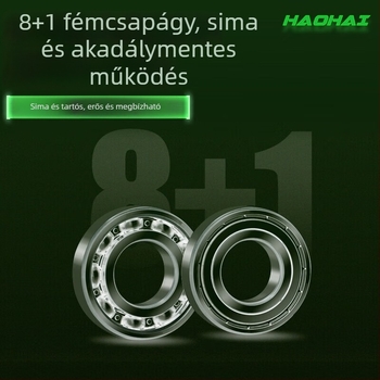 Guangwei pergető orsó, 8+1 csapágy, elülső fék, fém orsó