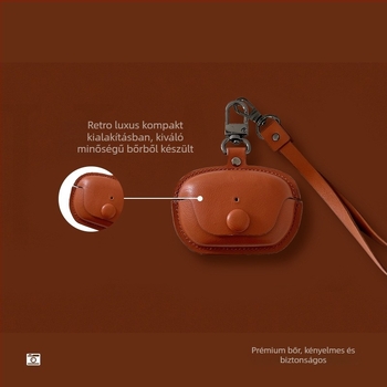 Technics EAH-AZ100 Bluetooth fejhallgatóhoz védőtok | Mesterséges bőr | Kézzel készített | Általános stílus