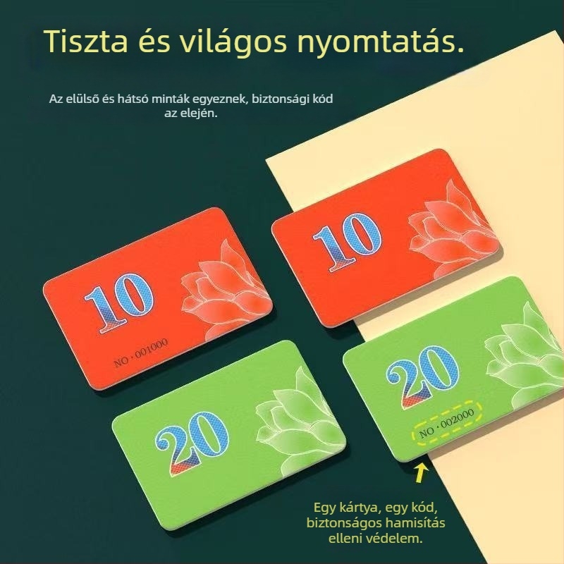 Mahjong chip kártya - melamin, 1 darab, testreszabás nélkül, vízálló, más labdajátékokhoz
