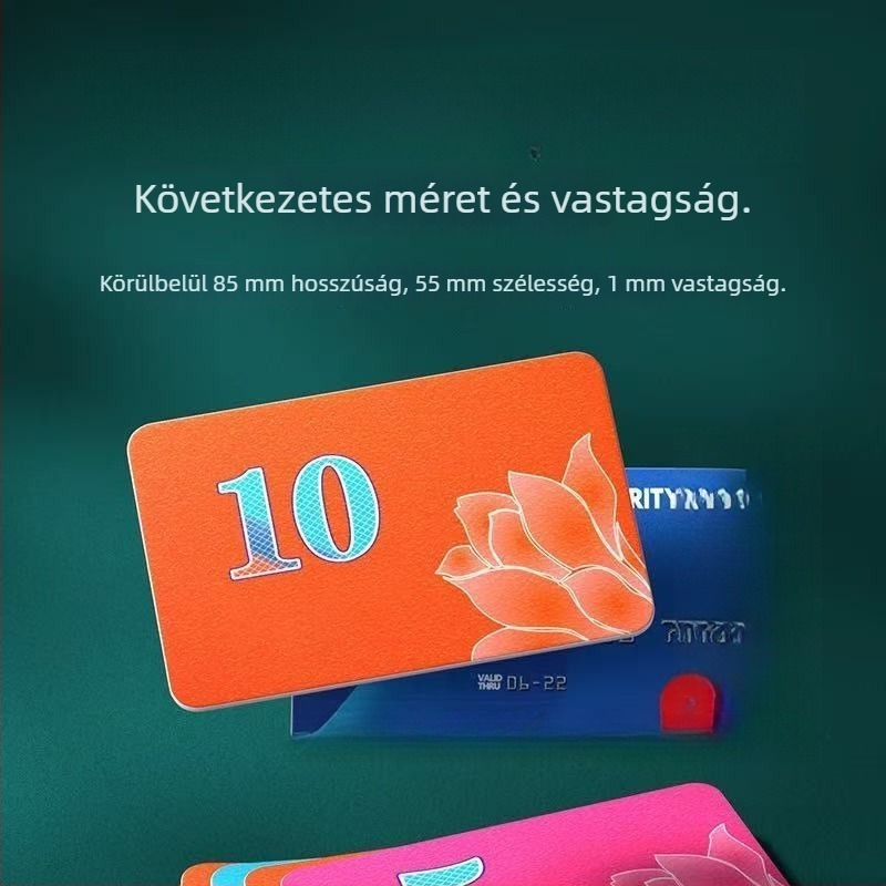 Mahjong chip kártya - melamin, 1 darab, testreszabás nélkül, vízálló, más labdajátékokhoz