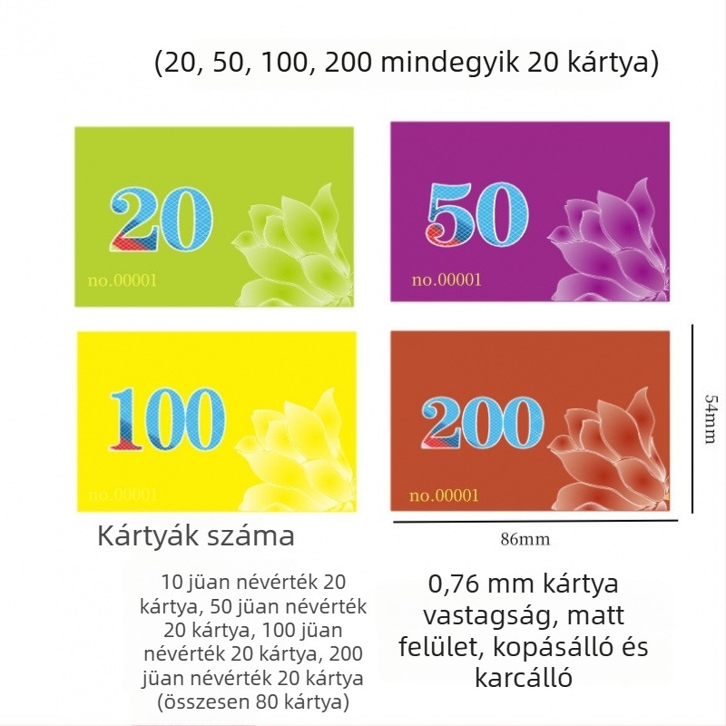 Mahjong chip kártya - melamin, 1 darab, testreszabás nélkül, vízálló, más labdajátékokhoz