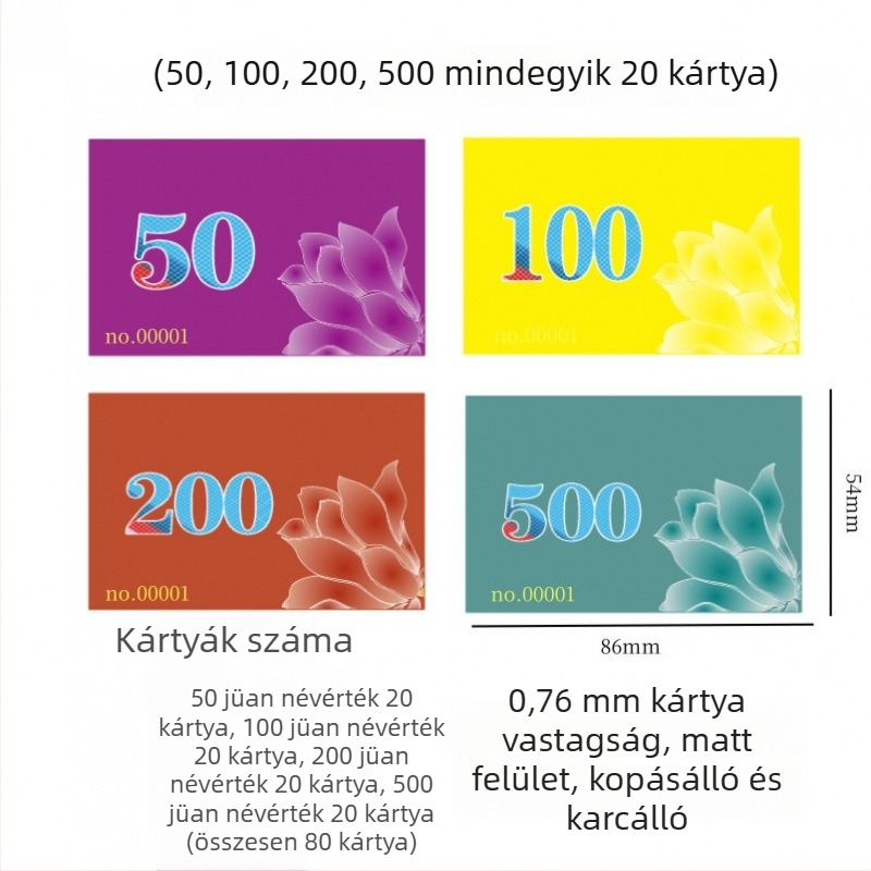 Mahjong chip kártya - melamin, 1 darab, testreszabás nélkül, vízálló, más labdajátékokhoz