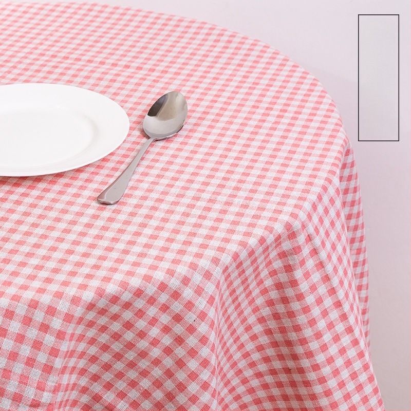 asztalterítő pamut-len anyagból, téglalap alakú, geometriai mintázat, modern minimalist stílus