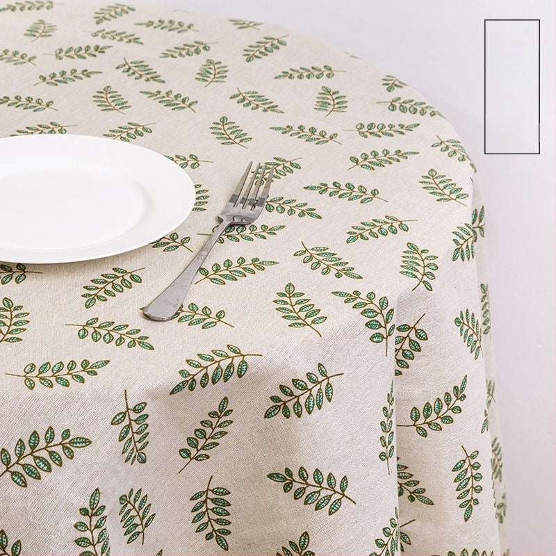asztalterítő pamut-len anyagból, téglalap alakú, geometriai mintázat, modern minimalist stílus