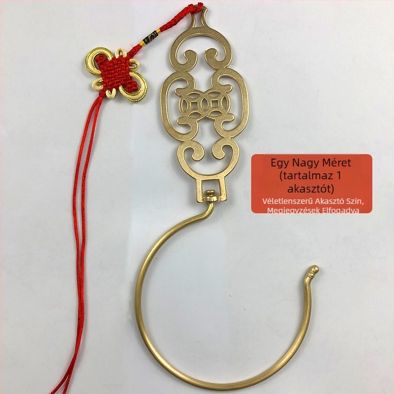 Ming Qing stílusú ágyfüggöny kampó, egyetlen kampó, modern minimalizmus, teherbírás 1–3 kg