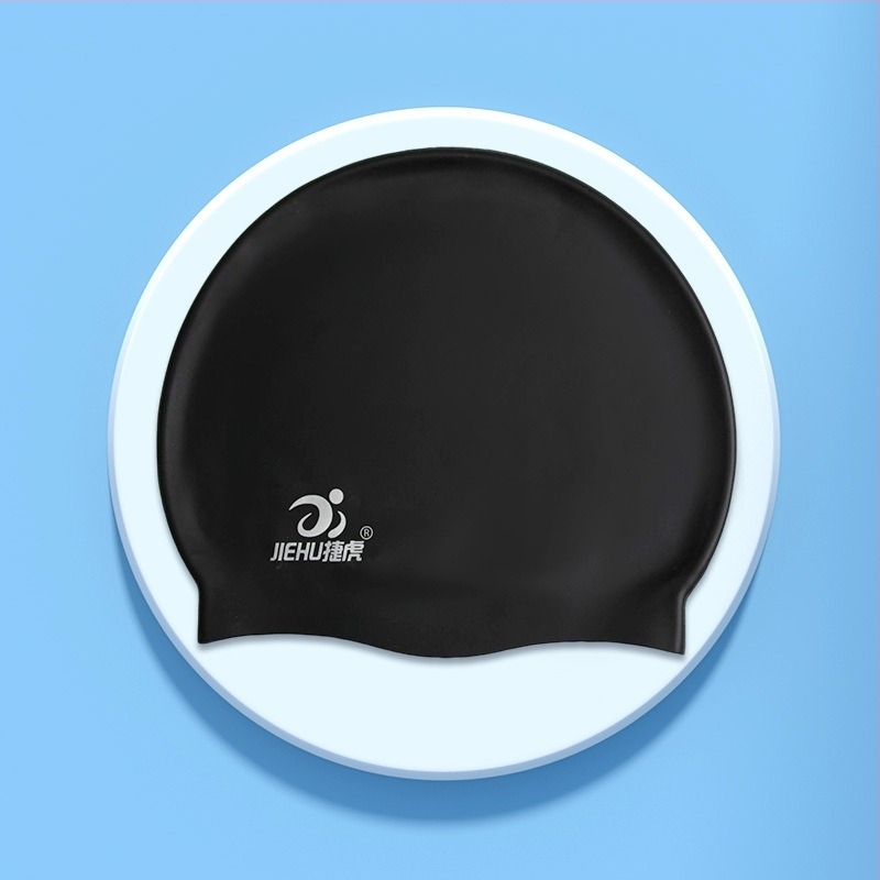 Jie Hu úszósapka, szilikon, egyszínű, felnőtteknek