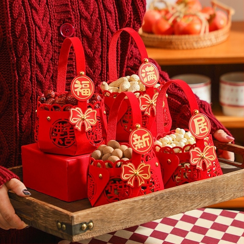 Új otthon dekorációs készlet – gyümölcs tál díszítő elemek nem szövött textilből (non-woven fabric), csomagolás Opp bag