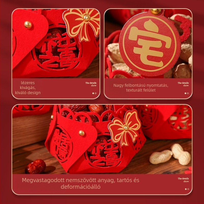 Új otthon dekorációs készlet – gyümölcs tál díszítő elemek nem szövött textilből (non-woven fabric), csomagolás Opp bag