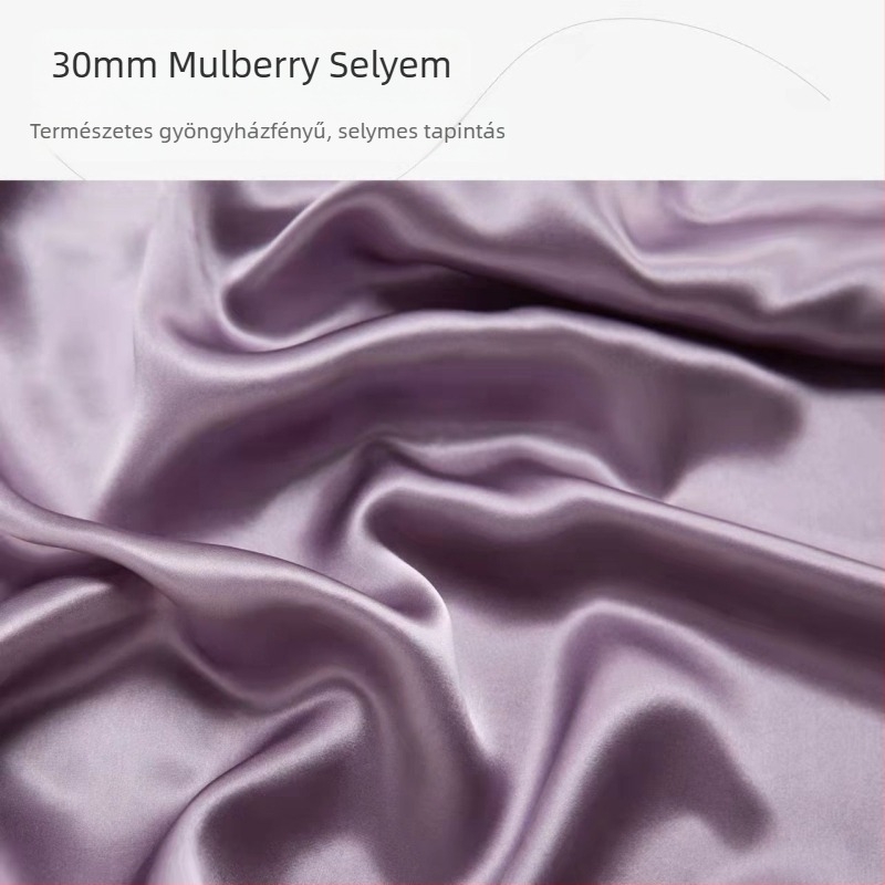 Mulberry selyemből készült párnahuzat – Powerful Factory, logó nélküli, testreszabhatatlan, 100% selyem