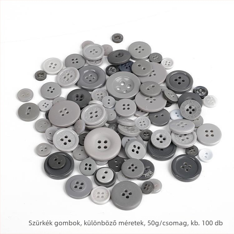 Gyerekeknek szóló DIY kézműves készlet gyantás gombokkal és virágkészítéshez szükséges anyagokkal