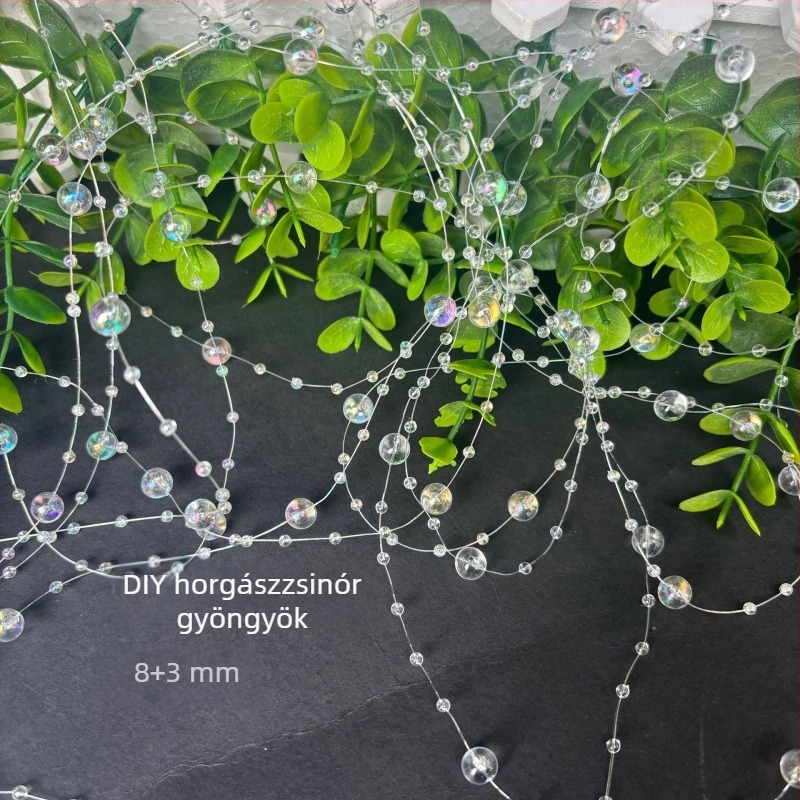 DIY ékszerkészítő kiegészítők akril gyöngyökkel, környezetbarát feldolgozás, tanyasi stílus, friss és édes dizájn