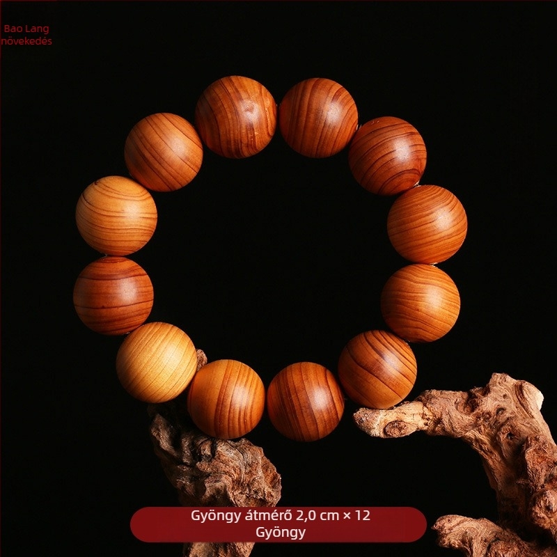 Tuja karkötő – retro, uniszex, kézzel készített, 108 gyöngy