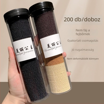 Hajgumi gyerekeknek, csúszásmentes, magas rugalmasság és tartósság, hajfixáló kiegészítő, növény- és virág mintával, gumianyag, 2025 tavasz