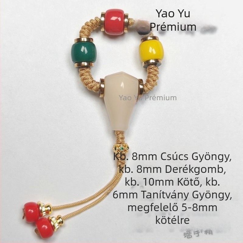 DIY Liuli ékszerkészítéshez – Háromutas készlet Traffic Light gyöngyökkel, Eredeti dizájn, 2025 tavasz (Anyag: Liuli; Feldolgozási technológia: Egyéb; Év/Szezon: 2025 tavasz)