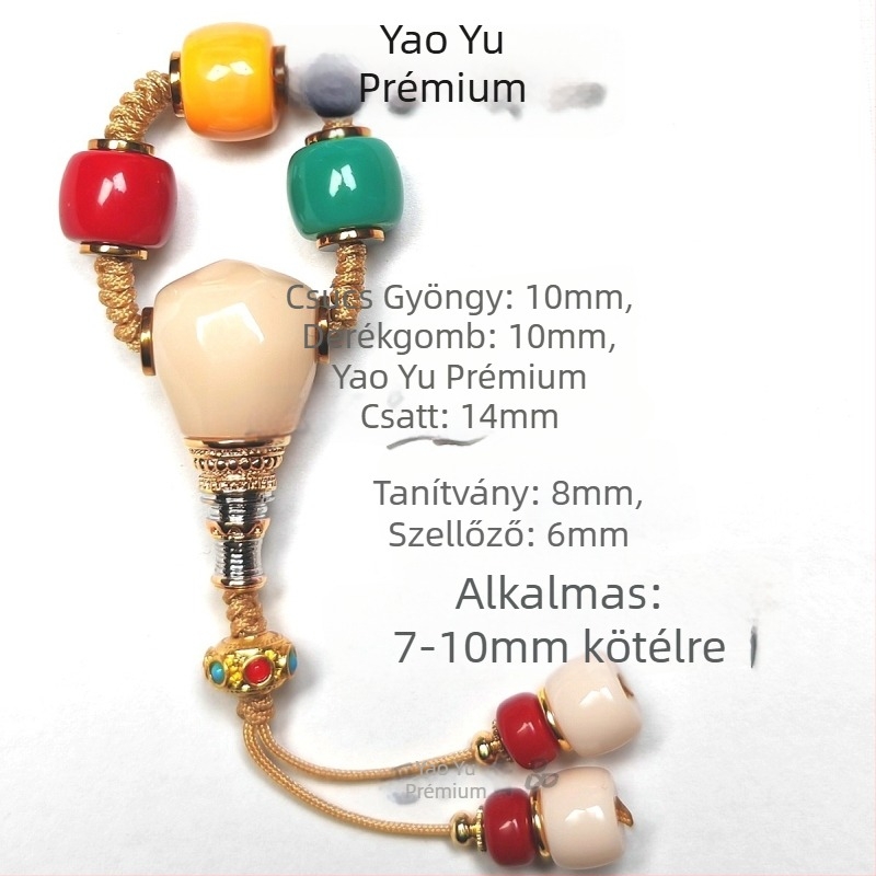 DIY Liuli ékszerkészítéshez – Háromutas készlet Traffic Light gyöngyökkel, Eredeti dizájn, 2025 tavasz (Anyag: Liuli; Feldolgozási technológia: Egyéb; Év/Szezon: 2025 tavasz)