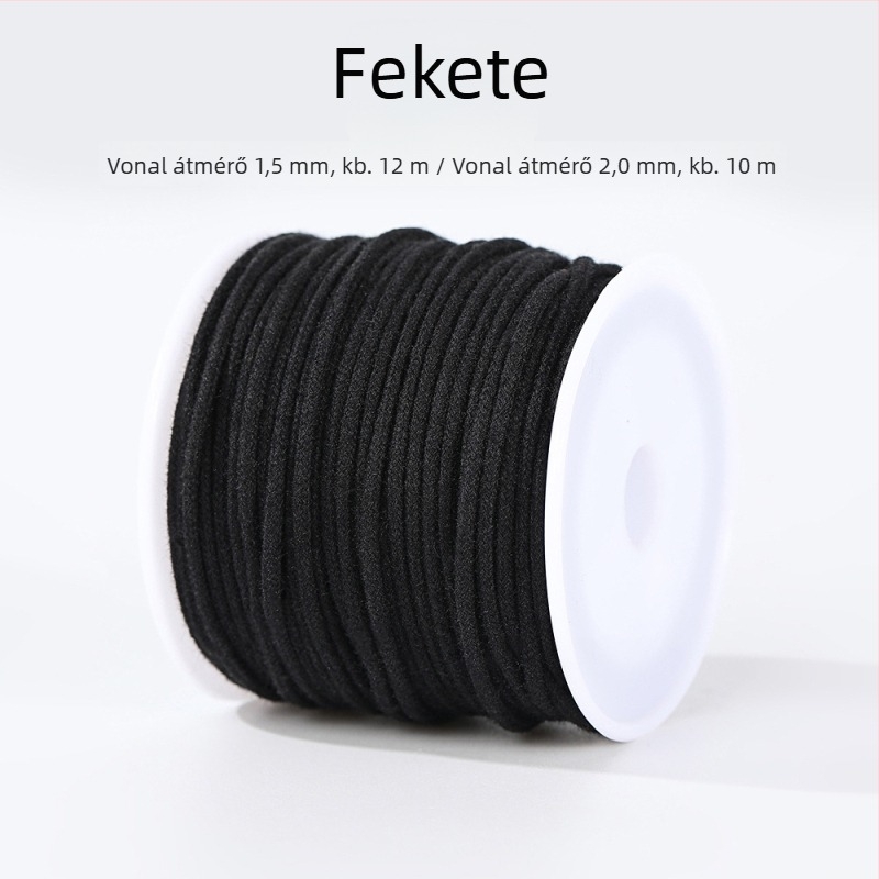 Színes magos pamut fonal DIY Bodhi karkötőhöz, kézzel kötött, kopásálló, többszálú pamut kötél