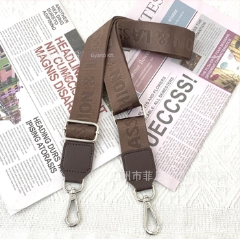 Állítható nylon táska pánt, egyszínű, váll- vagy crossbody használatra
