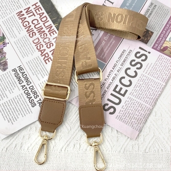 Állítható nylon táska pánt, egyszínű, váll- vagy crossbody használatra