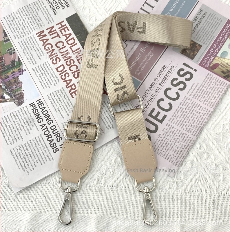 Állítható nylon táska pánt, egyszínű, váll- vagy crossbody használatra