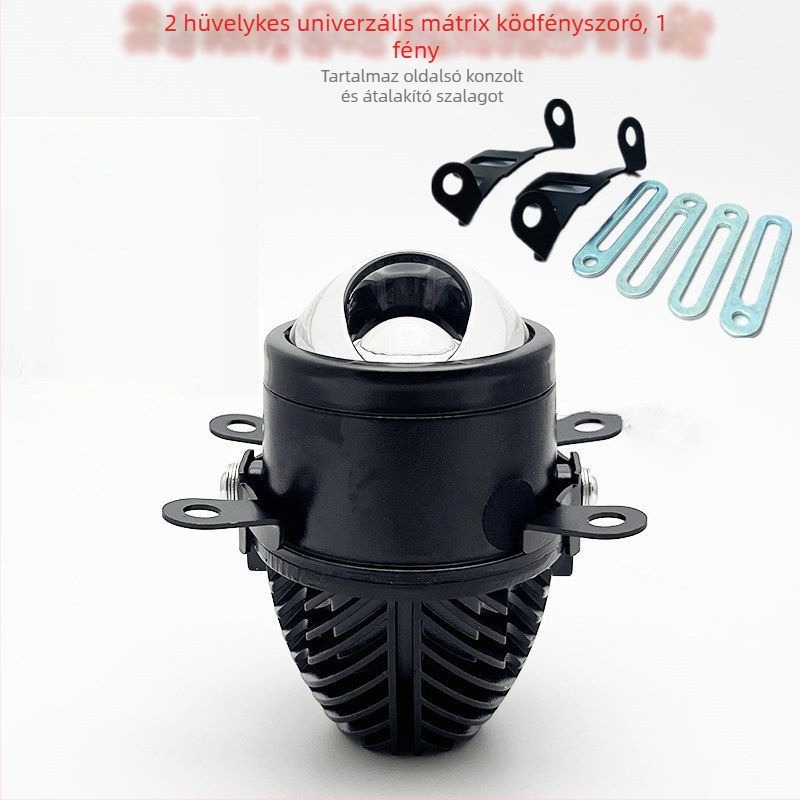 Előre LED ködfény, 45W, 12V, kettős fókuszú fisheye lencsével