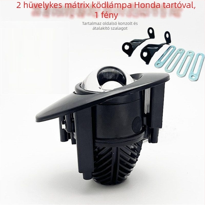 Előre LED ködfény, 45W, 12V, kettős fókuszú fisheye lencsével