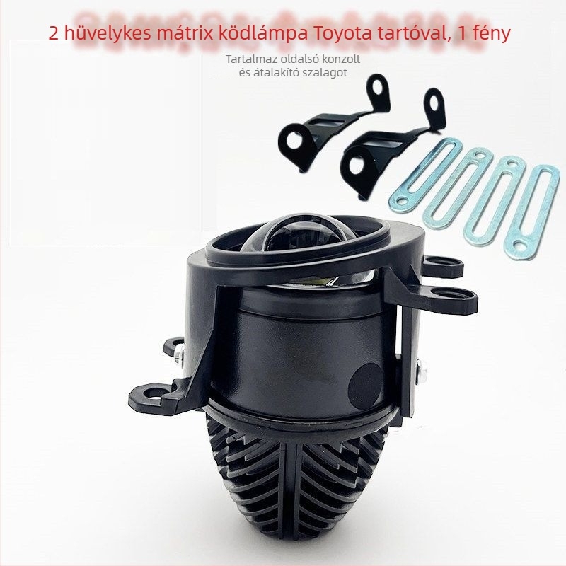 Előre LED ködfény, 45W, 12V, kettős fókuszú fisheye lencsével