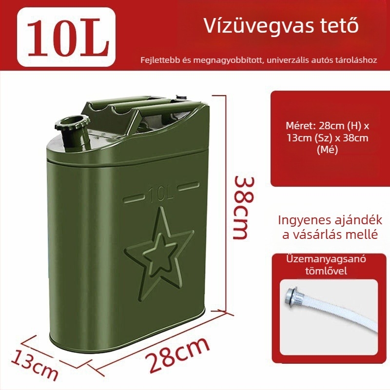 Vastagított vas üzemanyag tartály – benzin és dízel, autóipari tartály