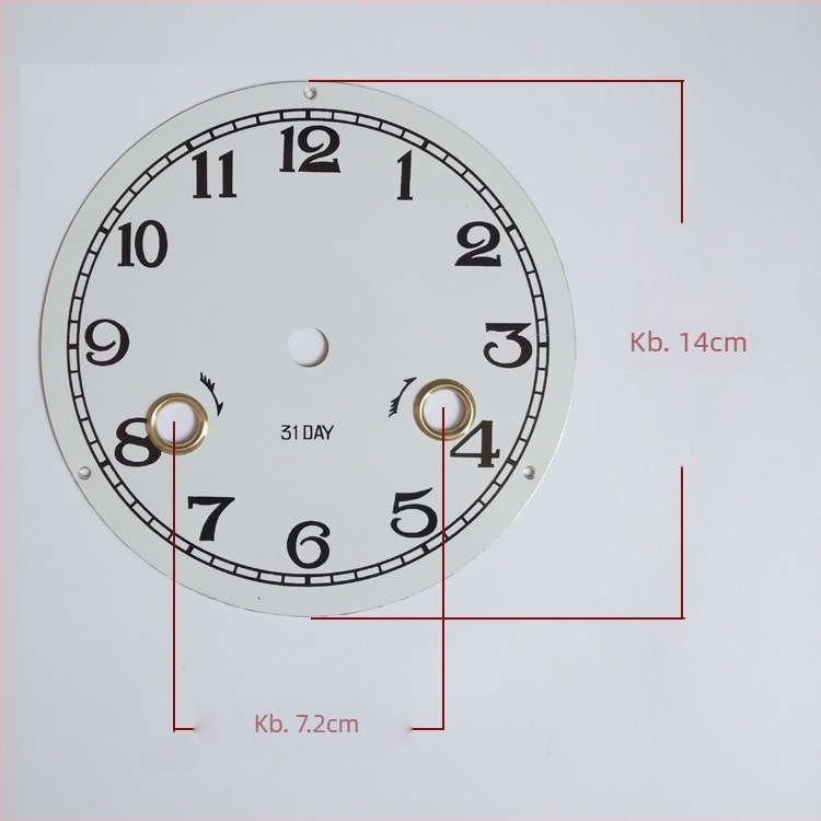 Mechanikus óra fém számlappal, DIY óraarc, vintage számlap, diákoknak szánt kézműves óra alkatrészek, kreatív óra