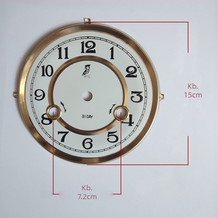 Mechanikus óra fém számlappal, DIY óraarc, vintage számlap, diákoknak szánt kézműves óra alkatrészek, kreatív óra