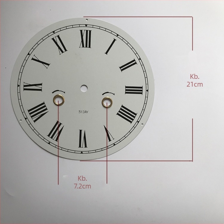 Mechanikus óra fém számlappal, DIY óraarc, vintage számlap, diákoknak szánt kézműves óra alkatrészek, kreatív óra