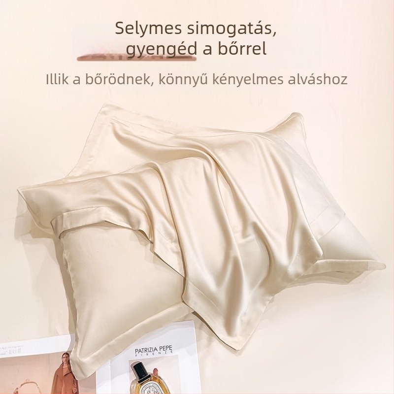 Mulberry selyem párnahuzat, modern minimalista stílus, reaktív nyomtatás és festés, szövési folyamat: egyéb