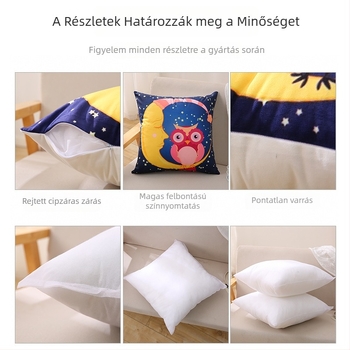 Személyre szabható párnahuzat DIY digitális nyomtatással és logóval