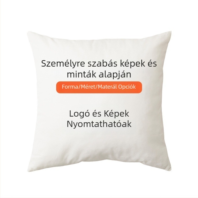 Személyre szabható párnahuzat DIY digitális nyomtatással és logóval