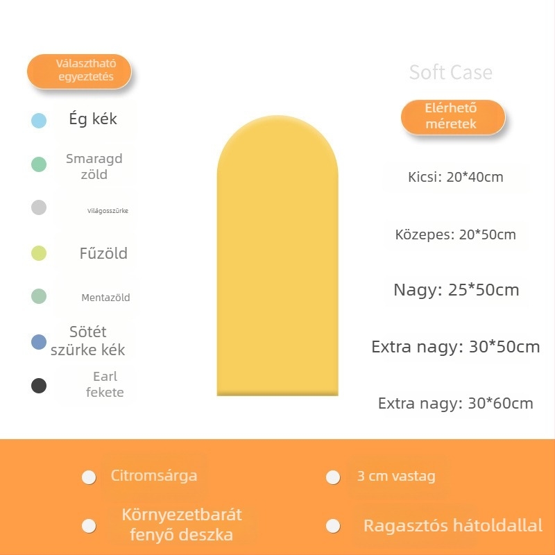 Ütközésmentes puha falikép, öntapadós a gyerekszobában a fejtámla körül, tatami falkör, 3D párna, modern minimál stílus
