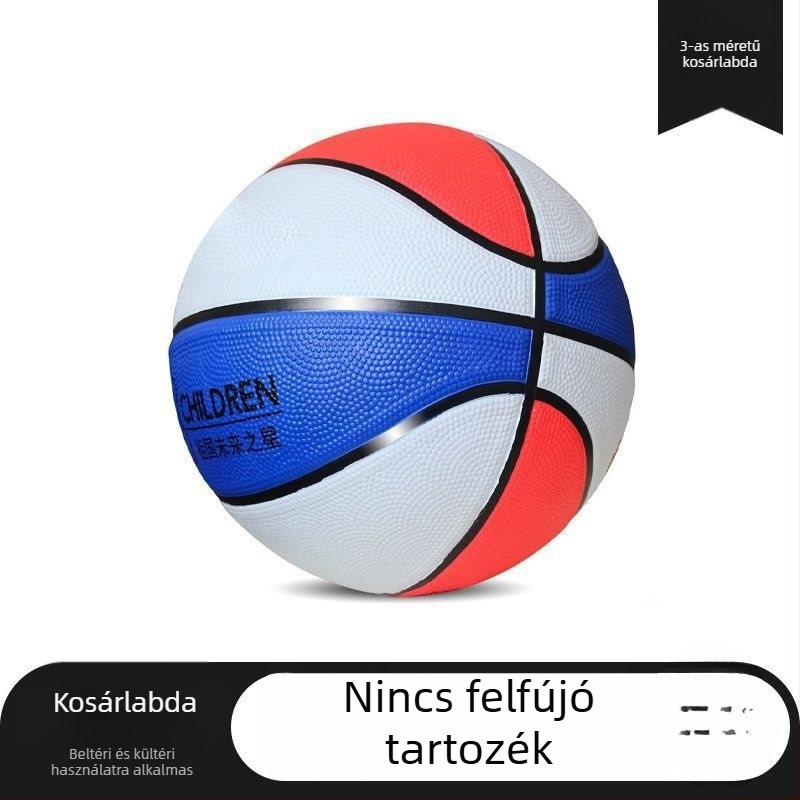 Kék kis kosárlabda gyerekeknek és tiniknek – tartós, puha szintetikus gumi mini labda