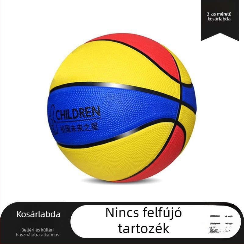Kék kis kosárlabda gyerekeknek és tiniknek – tartós, puha szintetikus gumi mini labda
