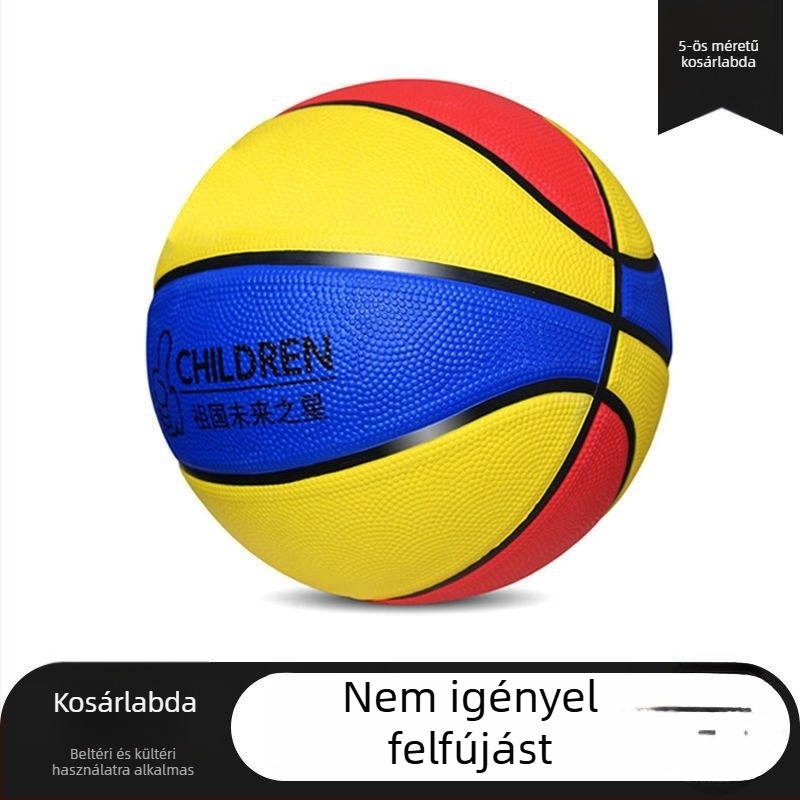 Kék kis kosárlabda gyerekeknek és tiniknek – tartós, puha szintetikus gumi mini labda