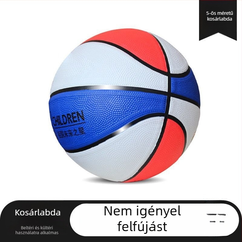 Kék kis kosárlabda gyerekeknek és tiniknek – tartós, puha szintetikus gumi mini labda