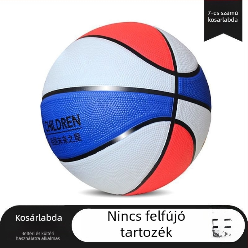 Kék kis kosárlabda gyerekeknek és tiniknek – tartós, puha szintetikus gumi mini labda