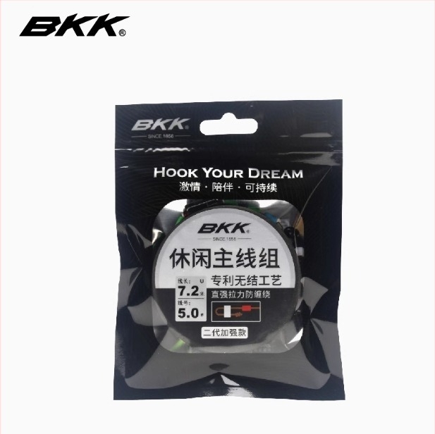 Nylon fő zsinór készlet, csomómentes kivitel, hosszúságok 3,6–8,1 m, vadvízi horgászathoz Black Pitnél