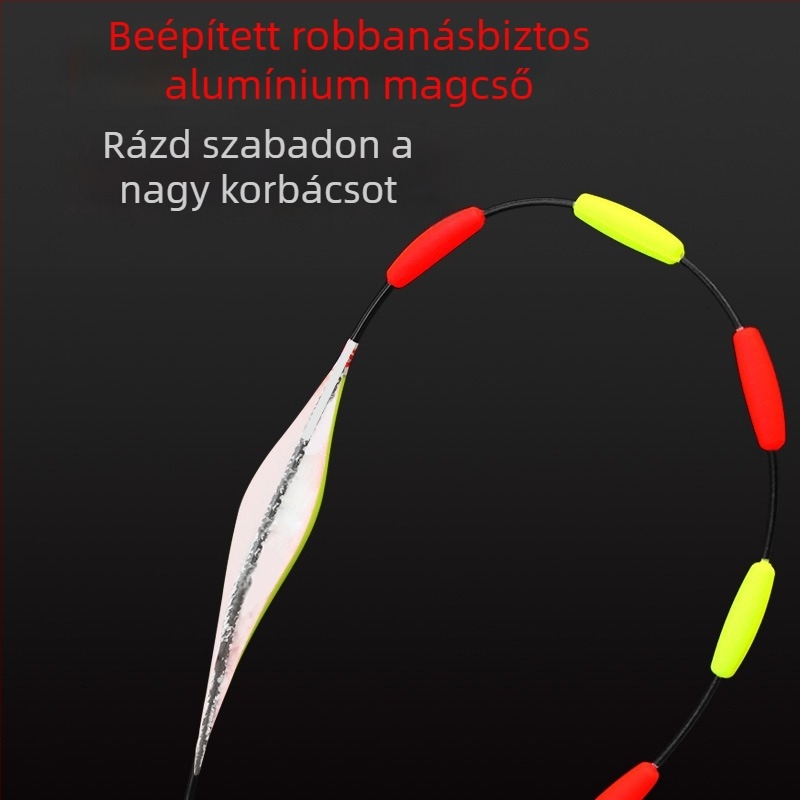 Ólommentes függőleges úszó, önálló, megerősített felső résszel nagy halakhoz