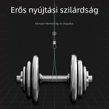 Acélhuzalos vezető halászathoz, anti-zavaró, nagy húzószilárdság, kész csatlakozó tű, mikro horgászfelszerelés