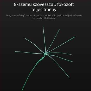 Fő horgász zsinór, 8-szálas PE, hossz 500 m vagy 1000 m, tengeri horgászatra és csalira, dobozban 6 orsó