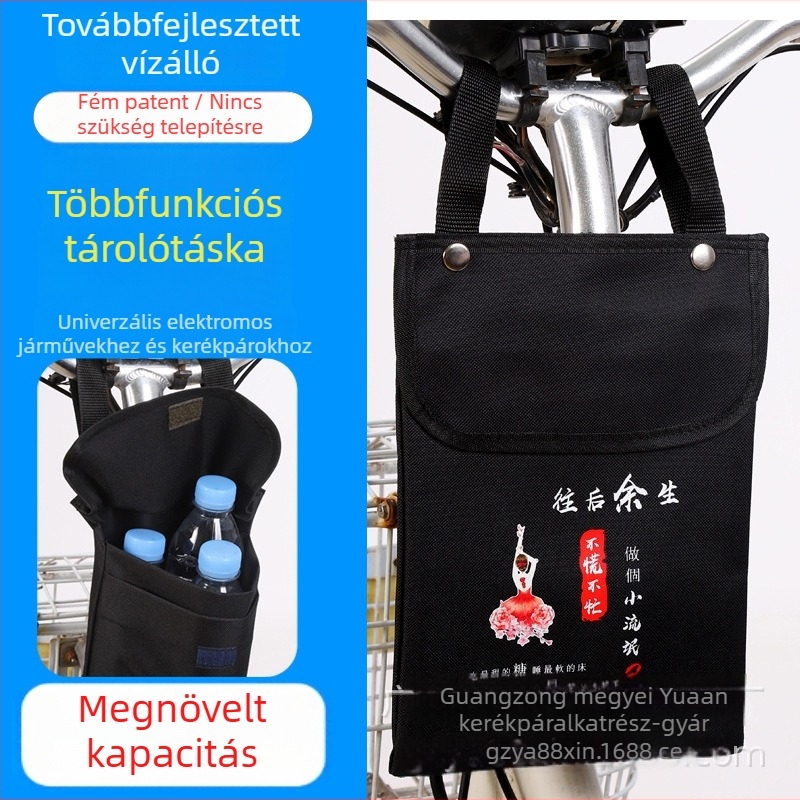 Vízálló első kerékpáros táska telefontartóval, hegyikerékpárhoz