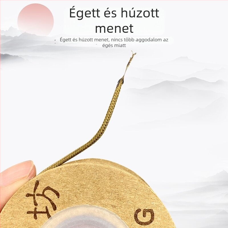 Egyedi pamutszálú zsinór maggal buddhista gyöngyök kötéséhez, kopásálló