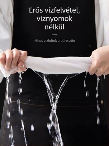 Mikroszálas konyhai törölköző éttermeknek – nedvszívó, 100D szálak, Plain weave