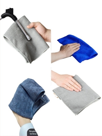 Mikroszálas konyhai törölköző éttermeknek – nedvszívó, 100D szálak, Plain weave