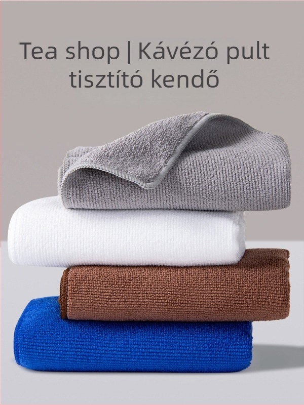 Mikroszálas konyhai törölköző éttermeknek – nedvszívó, 100D szálak, Plain weave